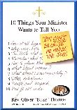 Ten Things Your Minister Wants to Tell You (MP3)